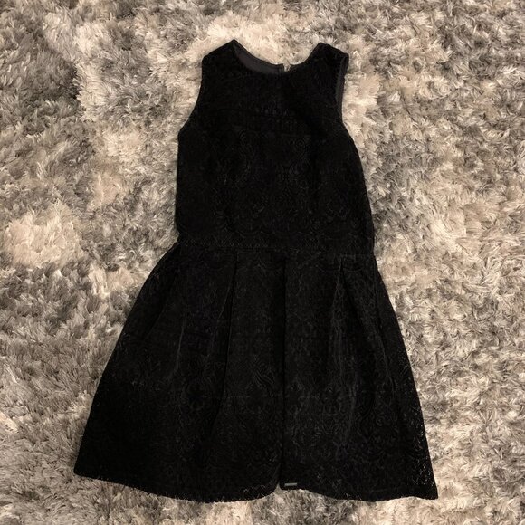 Superdry 54 Women SZ. Medium Black Front Zip Mesh Lined Sleeveless Mini Dress - Picture 2 of 5